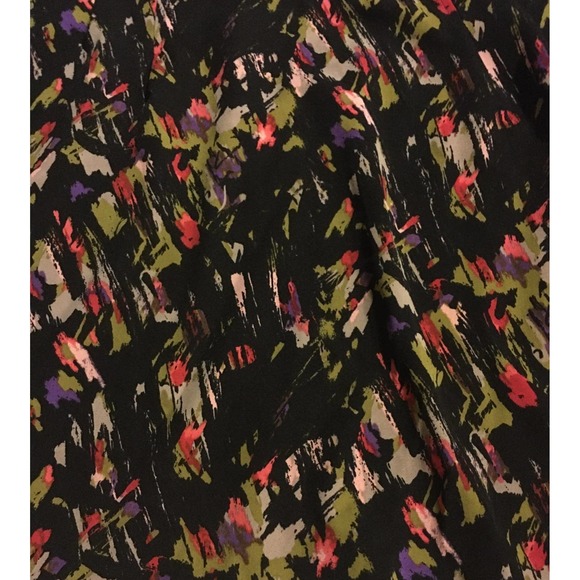 Lane Bryant Black Splatter Multi-Colored Polyester/Spandex Midi Pencil Skirt 2XL - Picture 8 of 10